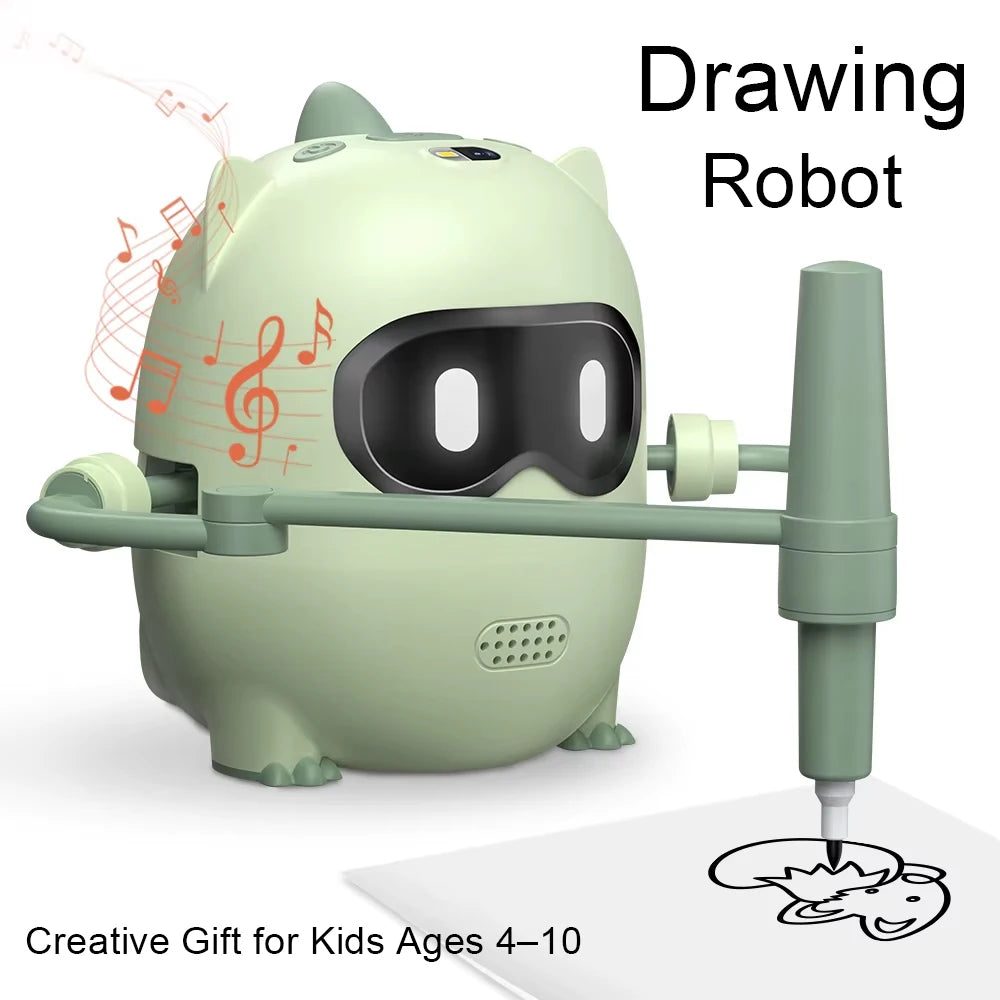 Smart Drawing Robot for Kids Interactive STEM Creative Toy Teaching Aids Perfect for Home Learning & Gifting for Beginners