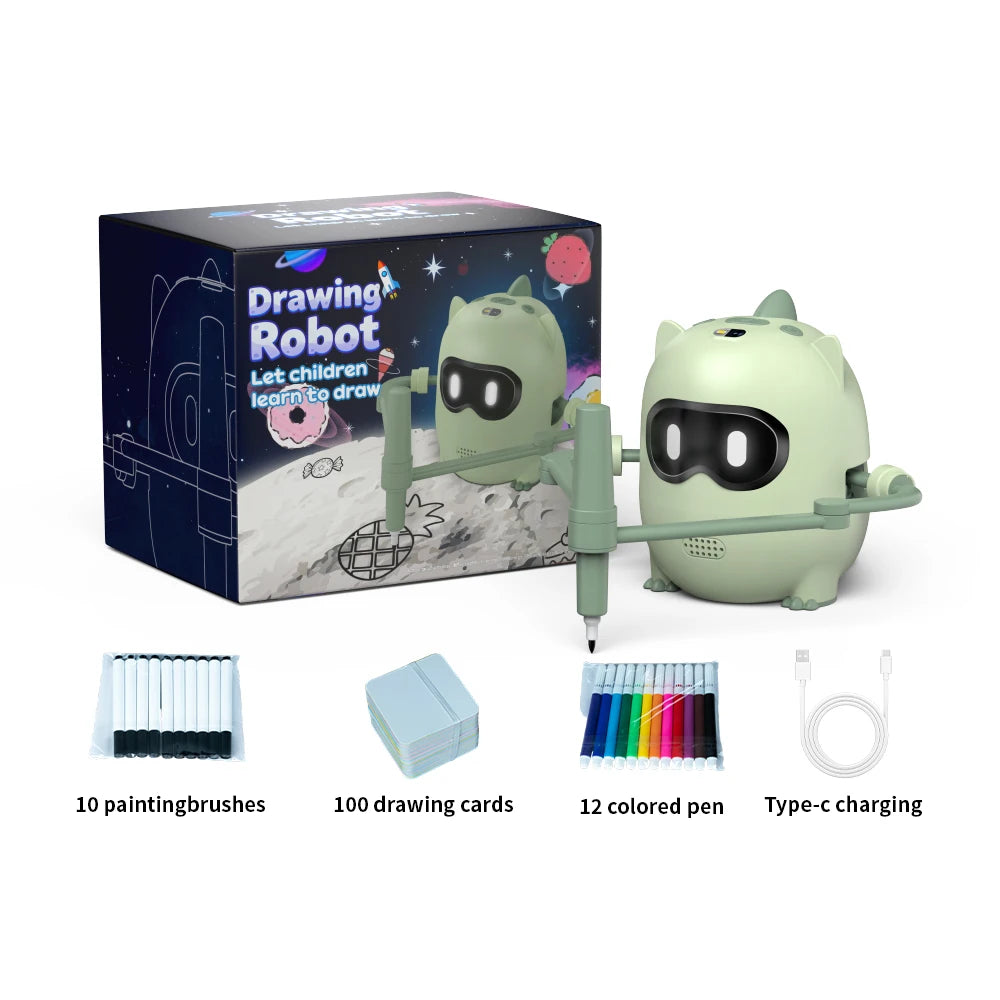 Smart Drawing Robot for Kids Interactive STEM Creative Toy Teaching Aids Perfect for Home Learning & Gifting for Beginners