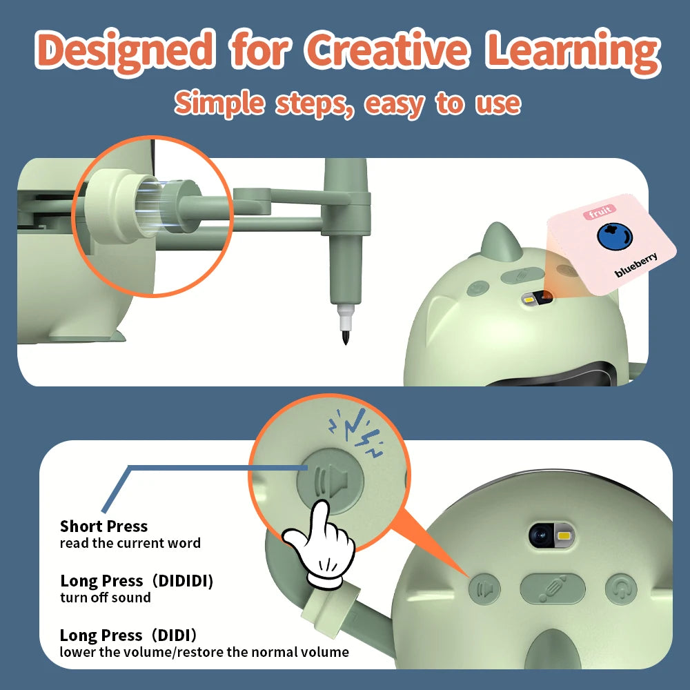 Smart Drawing Robot for Kids Interactive STEM Creative Toy Teaching Aids Perfect for Home Learning & Gifting for Beginners