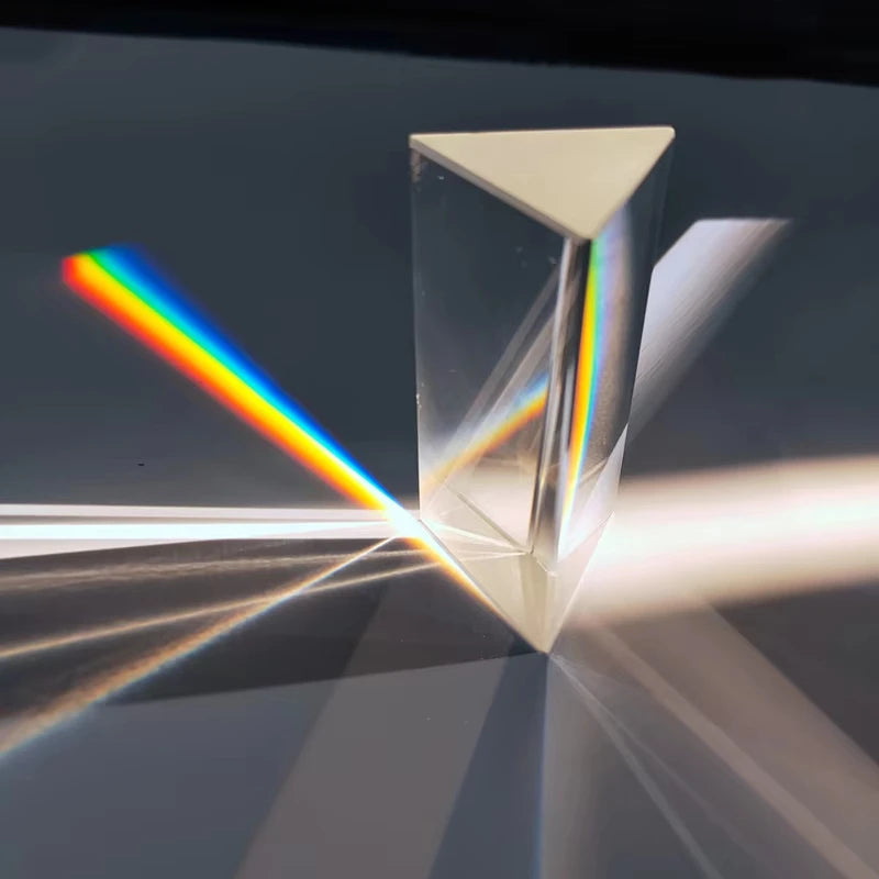 Optical Refraction Right Angle Triangular Prism Triangular Strip Photography Props Optical Physics Teaching Experimental GIFT