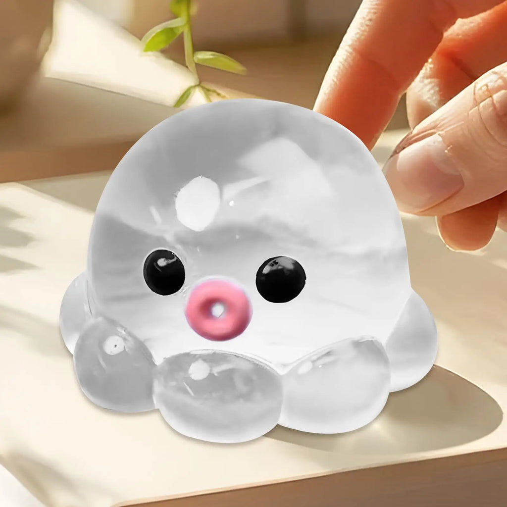 Squish y Bubble Pop Fidget Toy, Rubber A SMR Squeeze Sensory Ball & Octopus Popper, Anti-Anxiety Toy For Fun Party Adults Kids