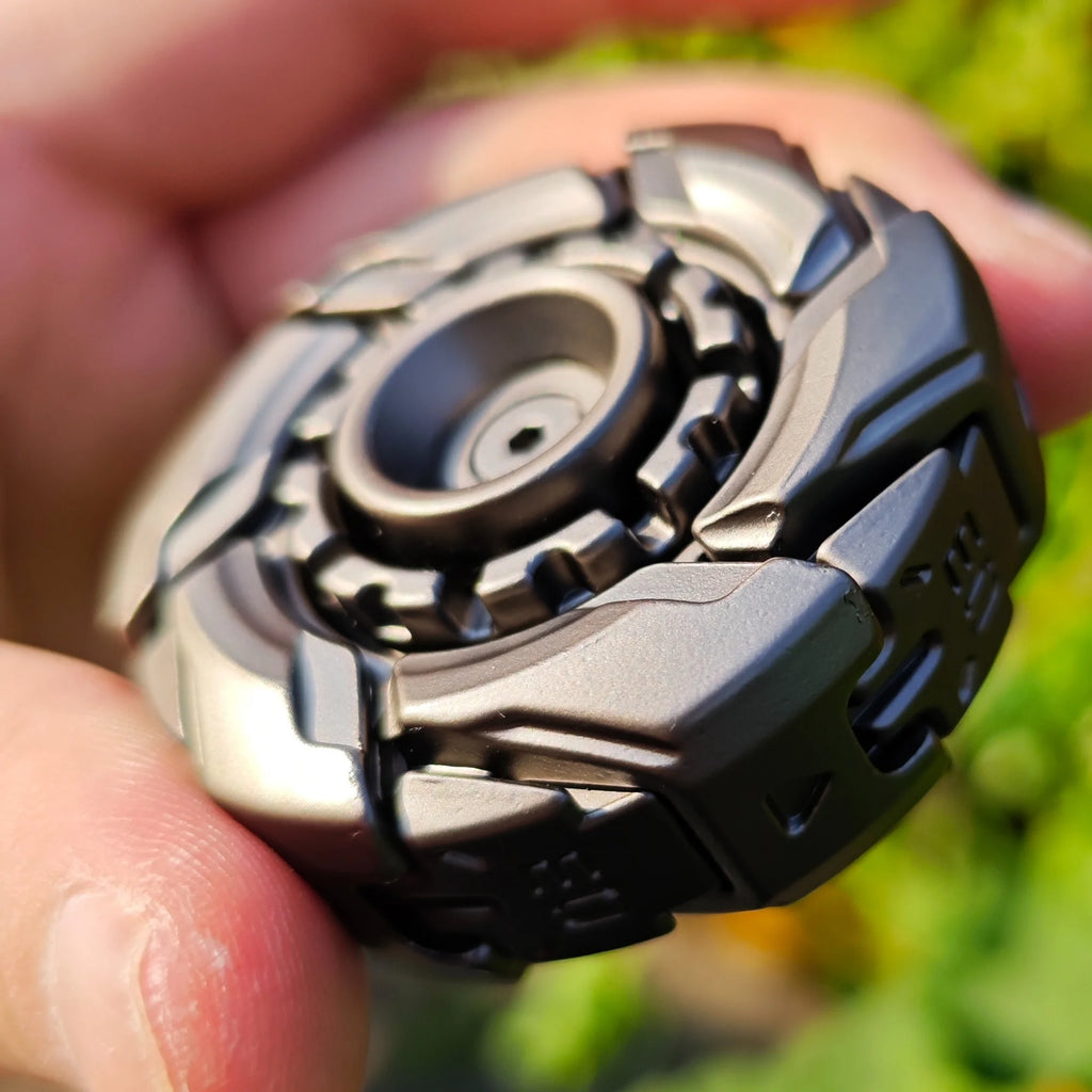 EDC Fidget Sliders Fidget Toys Stress Relief For Adults Magnetic Metal Fidgety Mood Buster Open Armor Spinning TopFidget Toys