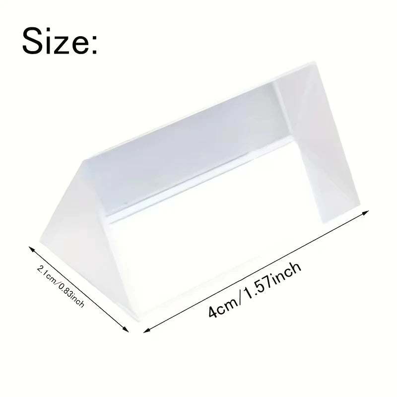 Optical Refraction Right Angle Triangular Prism Triangular Strip Photography Props Optical Physics Teaching Experimental GIFT